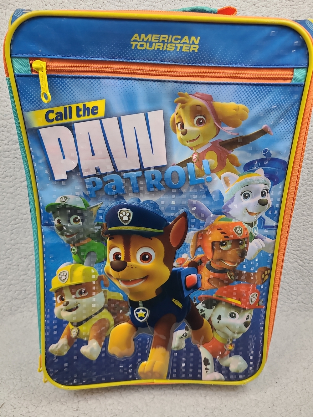 American Tourister Paw Patrol Kids Rolling Suitcase Carry On Luggage